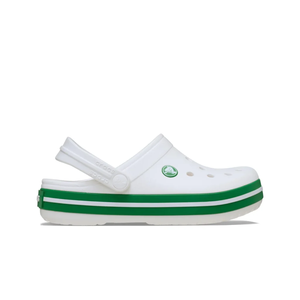 CROCBAND KIDS WHITE GREEN IVY