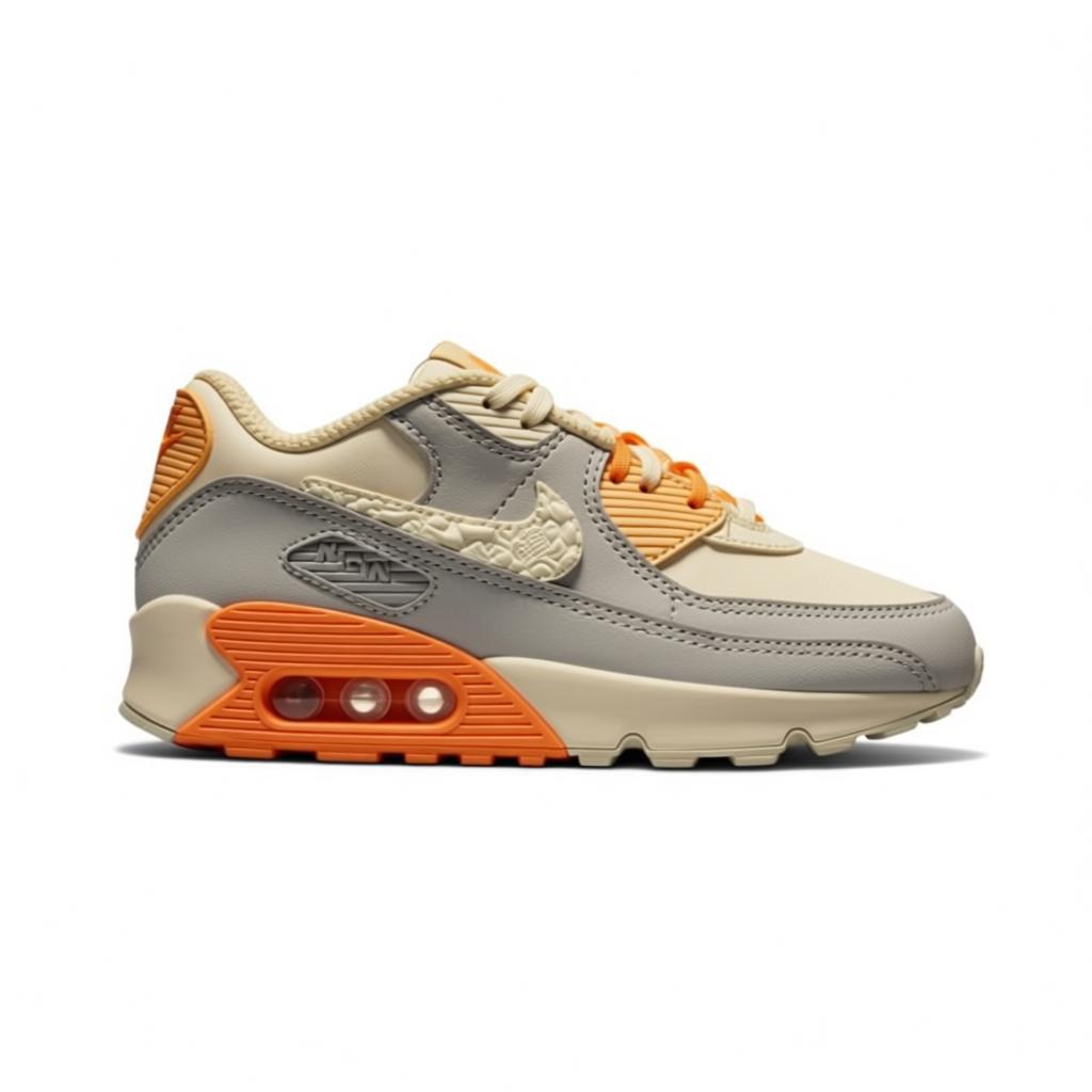 NIKE AIR MAX 90 TOOGLE SE (PS) GRIS BEIGE