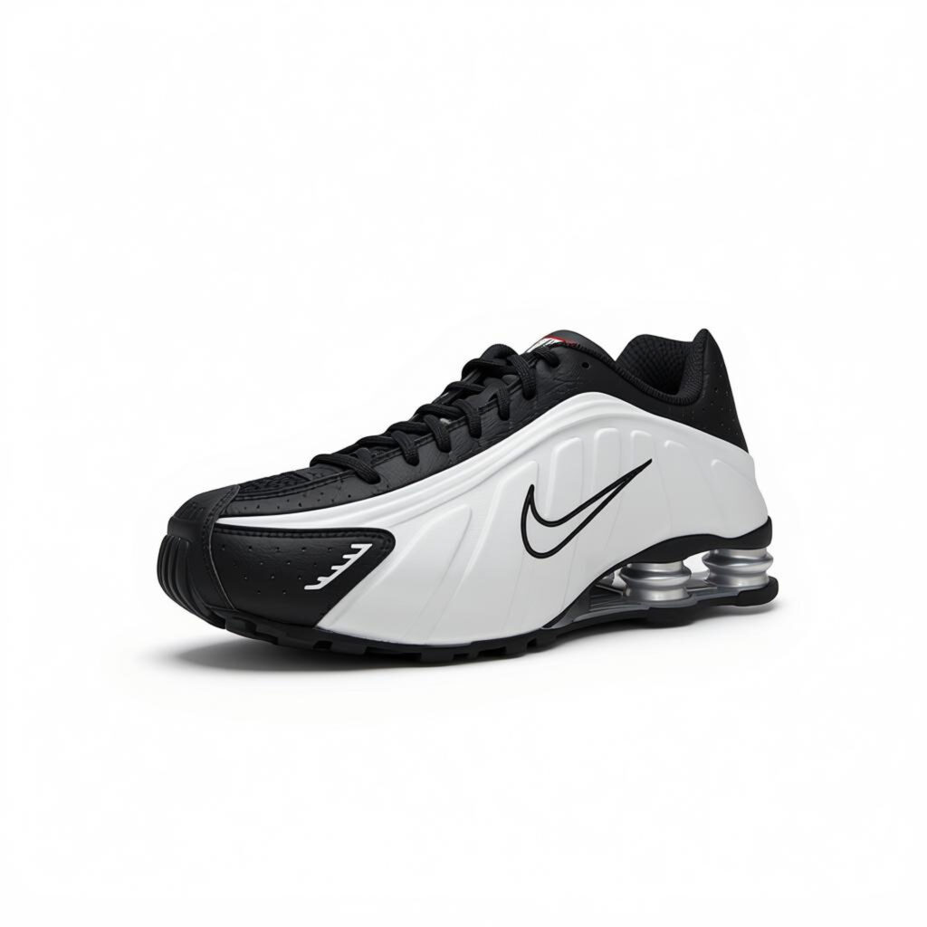 NIKE SHOX R4 NEGRO/PLATA